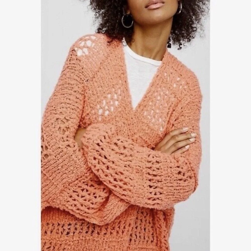 Free Poeple Saturday Morning Cardi Brown 25133